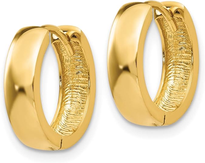 14K Yellow Gold Hoop Earrings