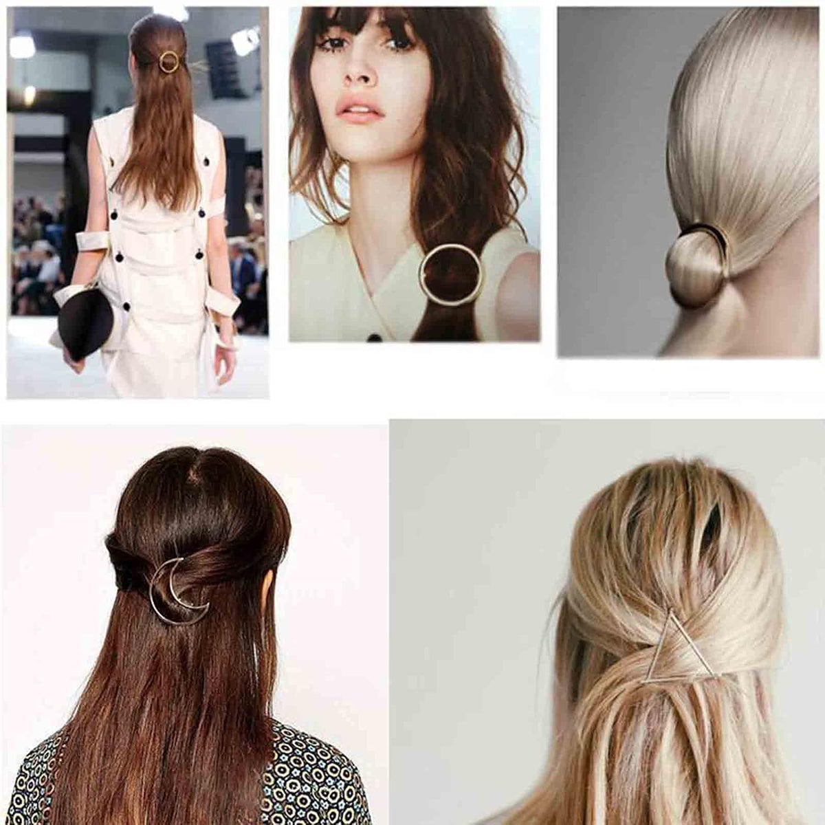 Gold Circle Hair Clip