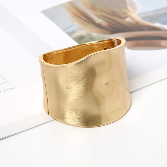 Chunky Gold Cuff Bracelet