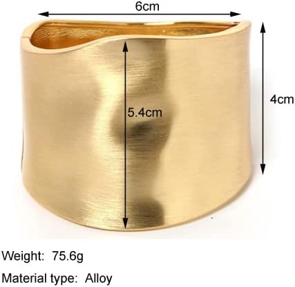 Chunky Gold Cuff Bracelet