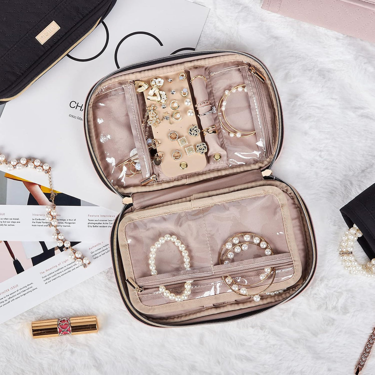 NISHEL Travel Jewelry Case