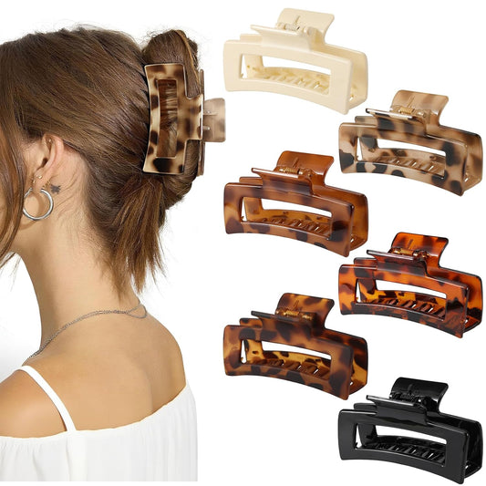 Auseibeely Tortoise Shell Claw Clips