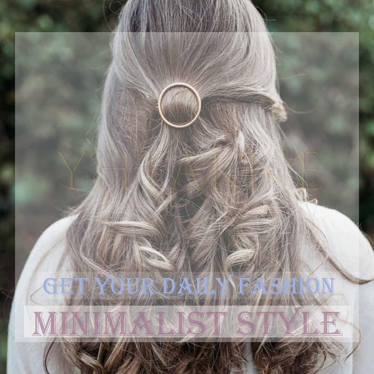 Gold Circle Hair Clip