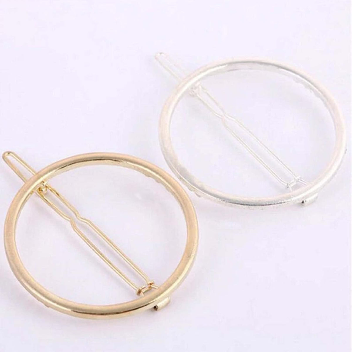 Gold Circle Hair Clip
